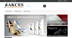 Desktop Screenshot of akces.cz