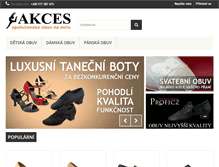 Tablet Screenshot of akces.cz